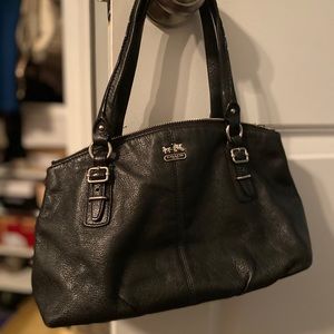 Coach Black Soft Leather Small Handbag - Like New